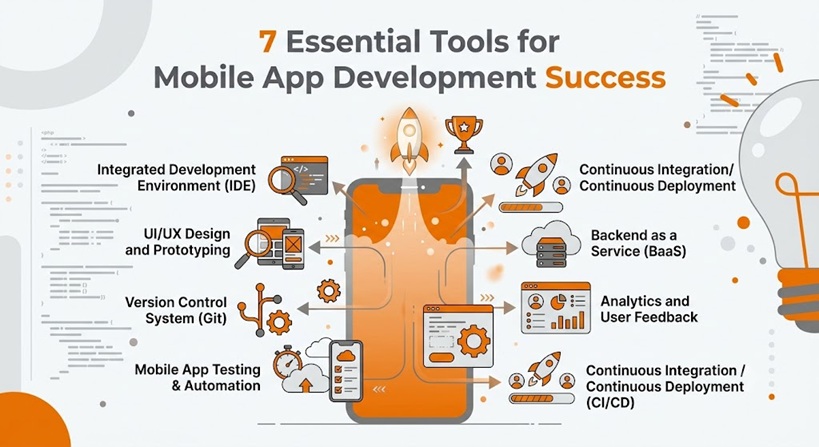 7 Essential Tools For Mobile App Development Success | Nile Bits